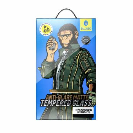 Szkło Hartowane 5D Mr. Monkey Glass - Apple iPhone 12 / 12 Pro (6,1") czarny (Strong Matte)