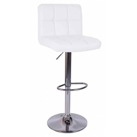 Hoker krzesło barowe Arako białe
