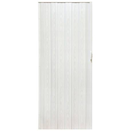 Drzwi harmonijkowe 004 04 biały dąb 90 cm