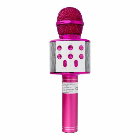 Mikrofon Multimedialny Karaoke Cr58S Hq Różowy