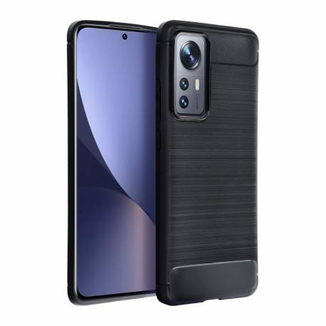 Futerał Carbon Do Xiaomi 12T / 12T Pro Czarny