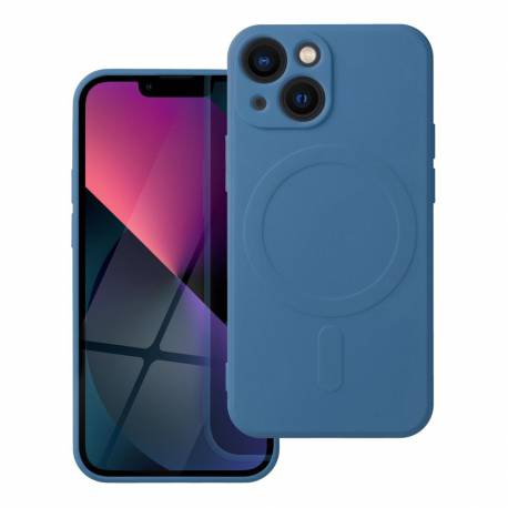 Futerał Silicone Mag Cover Kompatybilny Z Magsafe Do Iphone 13 Mini Niebieski