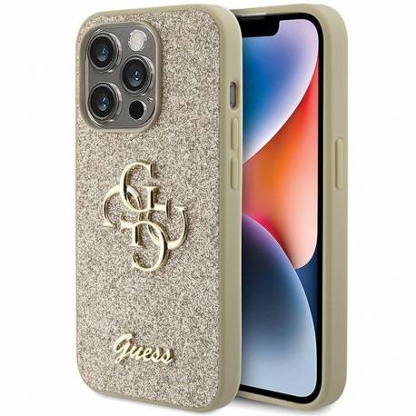 Oryginalne Etui Guess Hardcase Guhcp15Xhg4Sgd Do Iphone 15 Pro Max (Fixed Glitter Big 4G / Złoty)