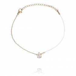 Bransoletka Na Rękę Stal Chirurgiczna Pozłacana 14K Złotem Bst1401