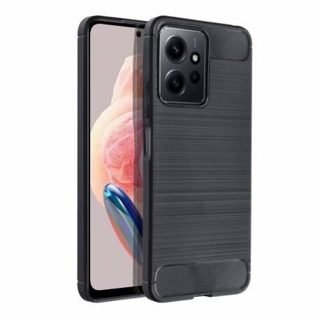 Futerał Carbon Do Xiaomi Redmi Note 12 4G Czarny