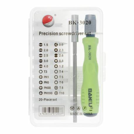 Zestaw Śrubokrętów Precyzyjnych Baku Bk-3020