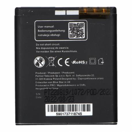 Bateria Do Nokia N95/n93I/e65 1100 Mah Li-Ion Blue Star Premium
