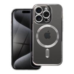 Futerał Electro Mag Cover Kompatybilny Z Magsafe Do Iphone 15 Pro Tytanowy Szary