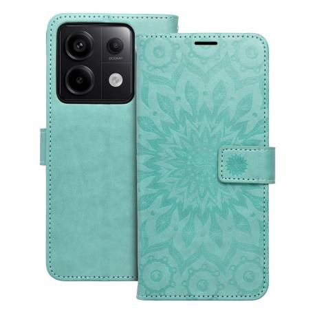 Kabura Mezzo Book Do Xiaomi Redmi Note 13 Pro 5G Mandala Zielony
