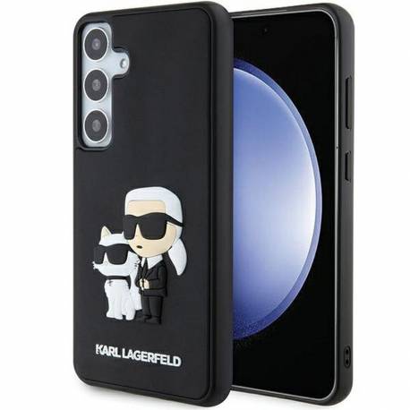 Oryginalne Etui Karl Lagerfeld Hardcase Klhcs24S3Drkcnk Do Samsung S24 (3D Rubber Kc Nft) Czarny