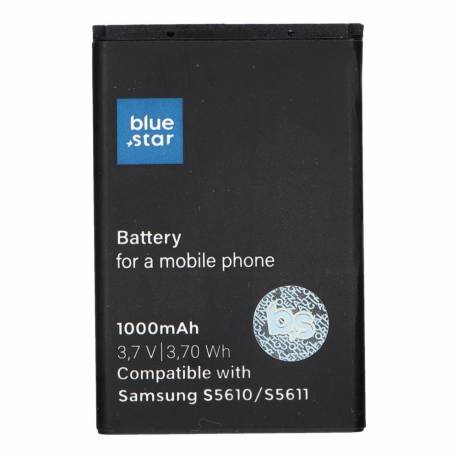 Bateria Do Samsung S5610/s5611/l700/s3650 Corby/s5620/b3410 Delphi/s5260 Star Ii 1000 Mah Li-Ion Blue Star Premium