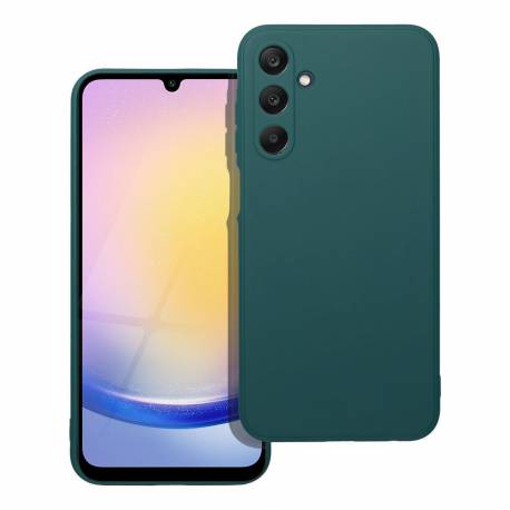 Futerał Matt Do Samsung A25 5G Ciemnozielony