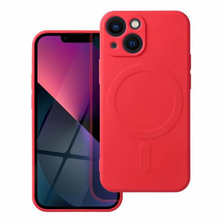 Futerał Silicone Mag Cover Kompatybilny Z Magsafe Do Iphone 13 Mini Czerwony