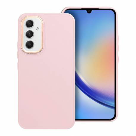 Futerał Frame Do Samsung A54 5G Pudrowy Róż