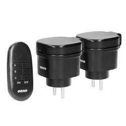 Orno Zestaw Bezprzewodowe Gniazd Ip44 Sterowanie Pilot 2+1 Mini (Or-Gb-441)