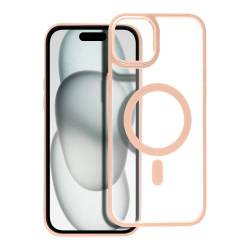 Futerał Matte Mag Cover Kompatybilny Z Magsafe Do Iphone 15 Plus Różowy