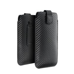 Futerał Uniwersalny Pocket Carbon - Model 03 - Do Iphone 6 Plus / 7 Plus / 8 Plus / 11 Pro Max Samsung S10 Plus / A50 / A32 5G