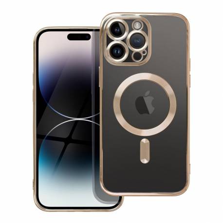 Futerał Electro Mag Cover Kompatybilny Z Magsafe Do Iphone 14 Plus Złoty