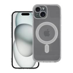Futerał Clear Mag Cover Z Ochroną Aparatu Kompatybilny Z Magsafe Do Iphone 15