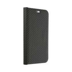 Kabura Luna Book Carbon Do Samsung A14 4G / A14 5G Czarny