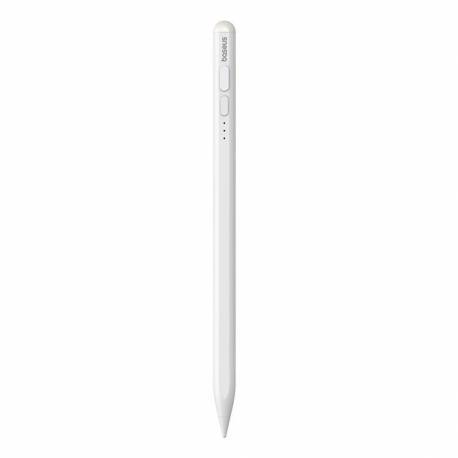 BASEUS rysik do telefonu pojemnościowy Stylus Writing 2 Lite LED (wersja aktywna + kabel Typ C do Typ C) 130 mAh biały P80015802