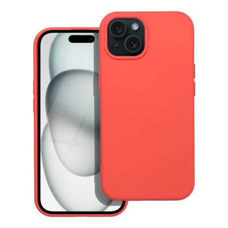 Futerał Silicone Do Iphone 15 Brzoskwiniowy