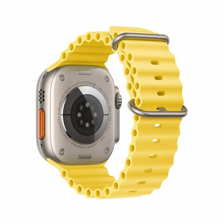 Forcell F-Design Fa12 Pasek / Opaska Do Apple Watch 42/44/45/49Mm Zólta