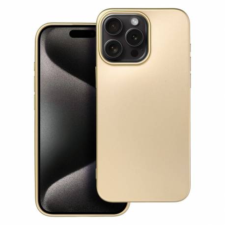 Futerał Metallic Do Iphone 15 Pro Max Złoty