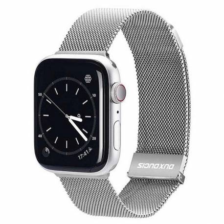 Dux Ducis Milanese - Pasek Magnetyczny Ze Stali Nierdzewnej Do Apple Watch 42/44/45Mm Szary