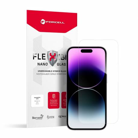 Szkło hybrydowe Forcell Flexible Nano Glass do iPhone 14 Pro 6,1"