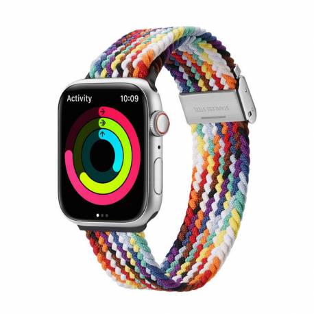 Dux Ducis Mixture Ii - Pleciona Opaska Do Apple Watch 42/44/45Mm Tęczowa