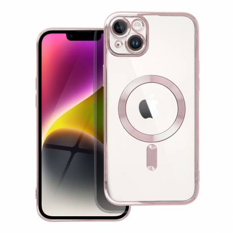 Futerał Electro Mag Cover Kompatybilny Z Magsafe Do Iphone 14 Plus Złoty Róż