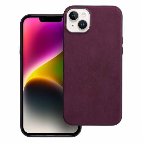 Woven Mag Cover Kompatybilne Z Magsafe Do Iphone 14 Plus Burgundowy