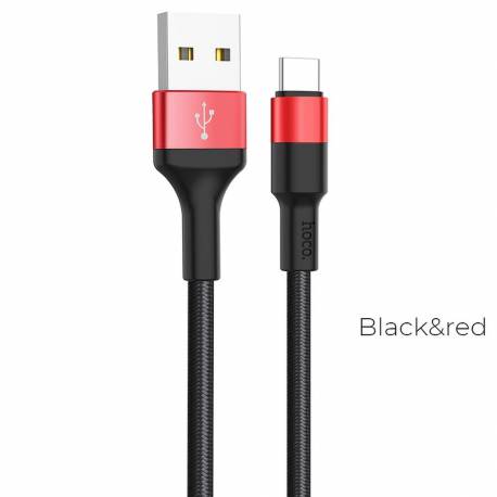 HOCO kabel USB do Typ C Xpress X26 czarno-czerwony