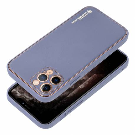 Futerał Leather Case Skórzany Do Iphone 15 Pro Max Niebieski