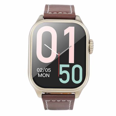 Hoco Smartwatch / Inteligentny Zegarek Y17 Smart Sport (Możliwość Połączeń Z Zegarka) Złoty