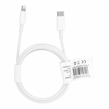 Kabel Typ C Do Iphone Lightning 8-Pin Power Delivery Pd18W 2A C973 Biały 2 Metry