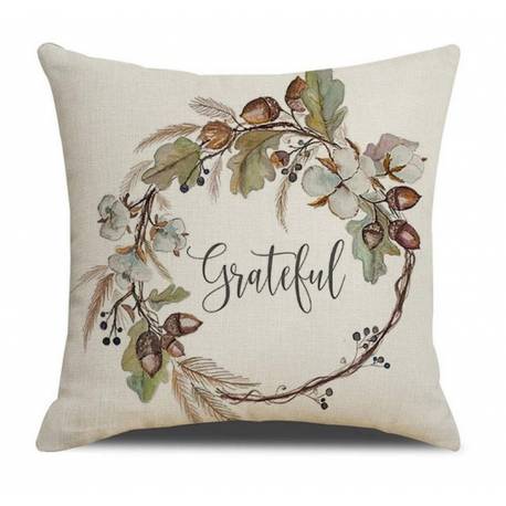 Poszewka Na Poduszkę 45X45Cm Piękny Druk Jesień Boho Pod109