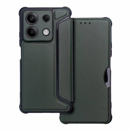 Kabura Razor Book Do Xiaomi Redmi Note 13 5G Ciemnozielony