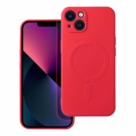 Futerał Silicone Mag Cover Kompatybilny Z Magsafe Do Iphone 13 Czerwony