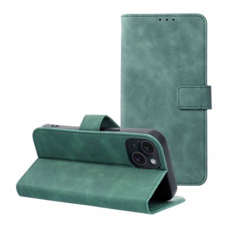 Kabura Tender Book Do Iphone 15 Zielony