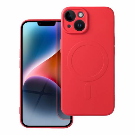 Futerał Silicone Mag Cover Kompatybilny Z Magsafe Do Iphone 14 Czerwony