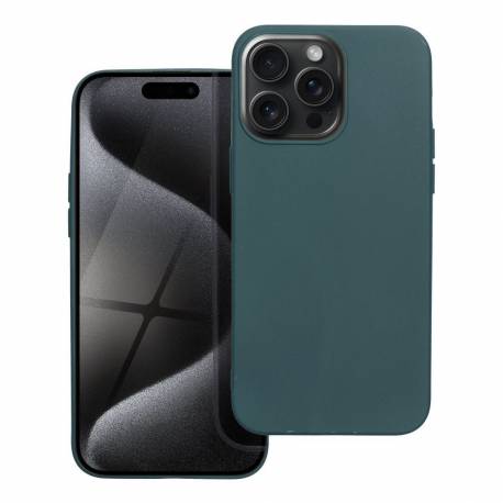 Futerał Matt Do Iphone 15 Pro Max Ciemnozielony