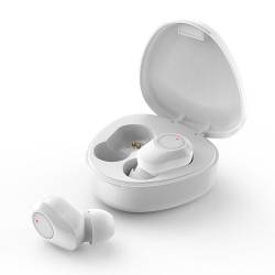 Słuchawki Bezprzewodowe / Bluetooth Stereo Tws M9 + Stacja Dokująca Białe