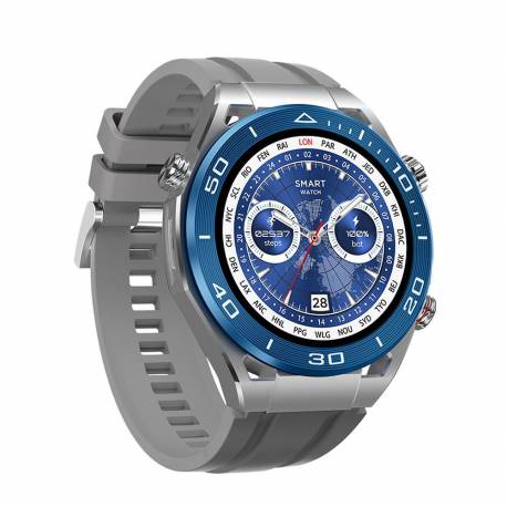 Hoco Smartwatch / Inteligentny Zegarek Y16 Smart Sport (Możliwość Połączeń Z Zegarka) Srebrny