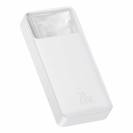Bateria Zewnętrzna (Powerbank) Baseus Bipow - 20 000Mah Lcd Quick Charge Pd 20W Ppbd050302 Biały