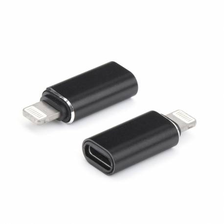 Adapter Ładowarki Typ C Do Iphone Lightning 8-Pin Czarny