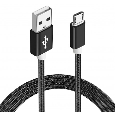 Pleciony kabel Nylon micro USB 1m – Kolory