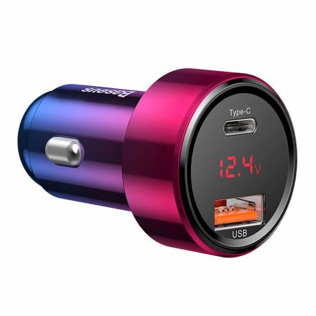 Ładowarka Samochodowa Baseus Magic Series Pps Usb-C / Usb-A 45W Pd Qc 6A - Czerwona