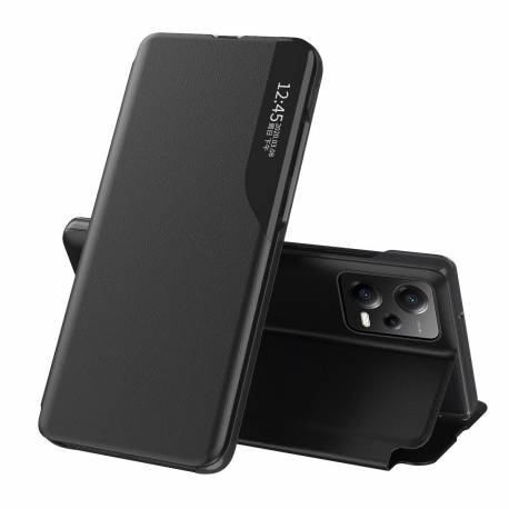 Eco Leather View Case Etui Do Xiaomi Redmi Note 12 Pro / Poco X5 Pro 5G Z Klapką Podstawka Czarne